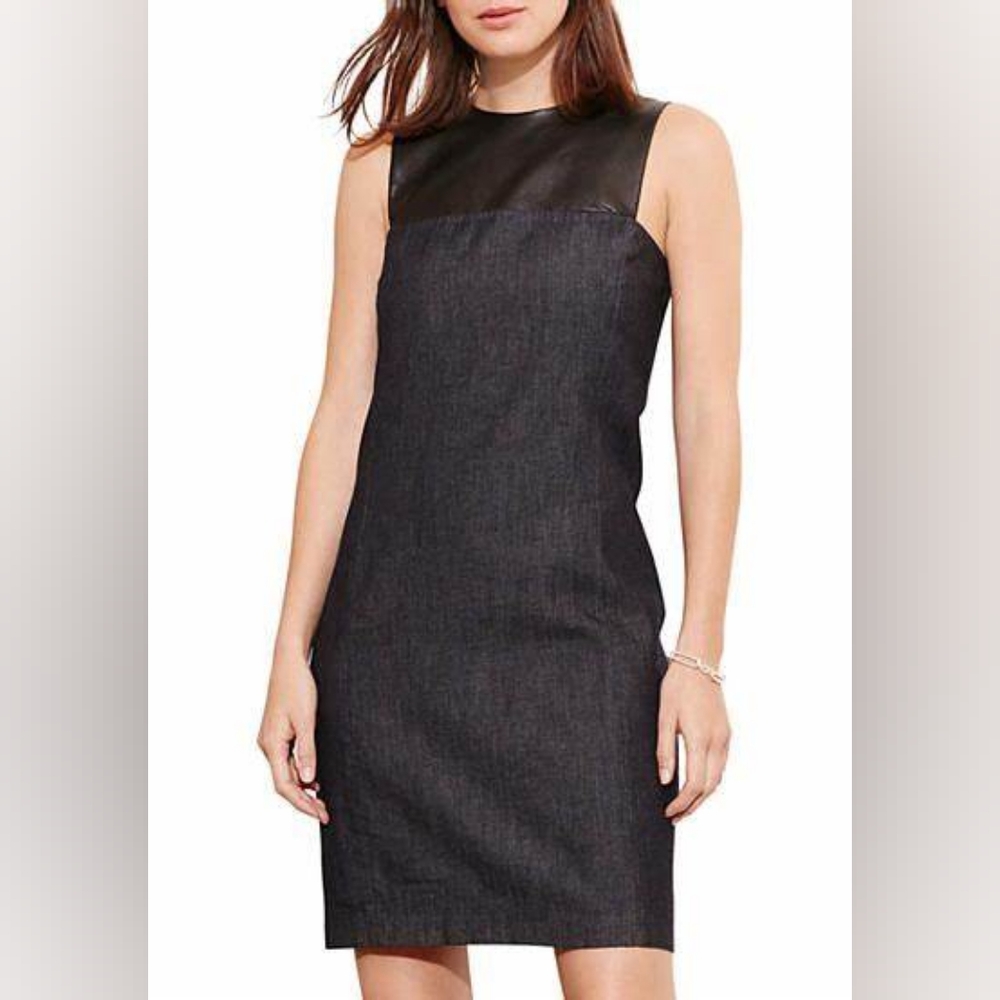 NWT, Lauren Ralph Lauren Denim Shift Dress